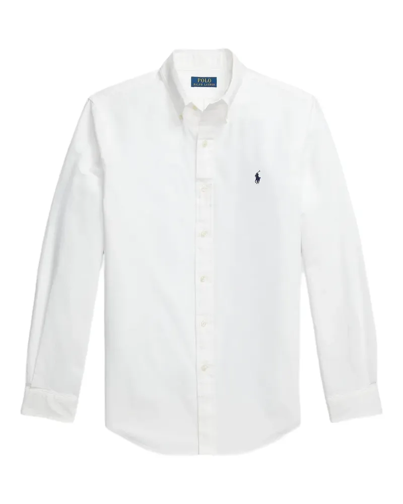Ralph Lauren Hemd mit Logo-Stickerei - Weiß Weiß