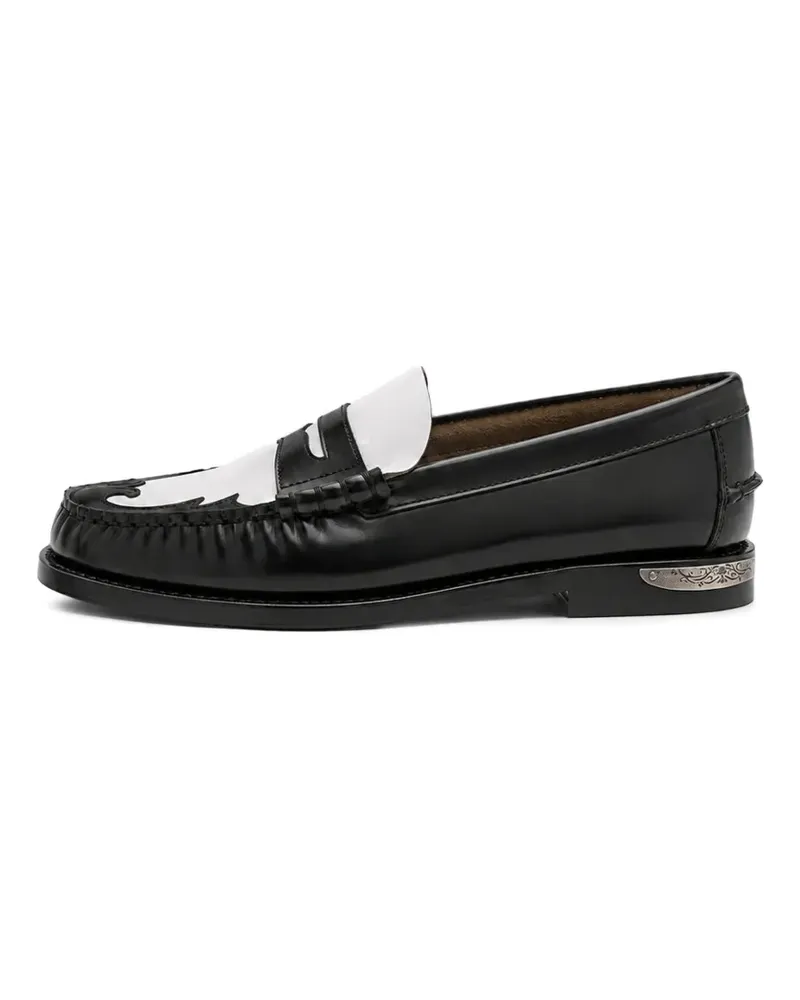 Sebago Dan Scarabeo Loafer aus Leder - Schwarz Schwarz