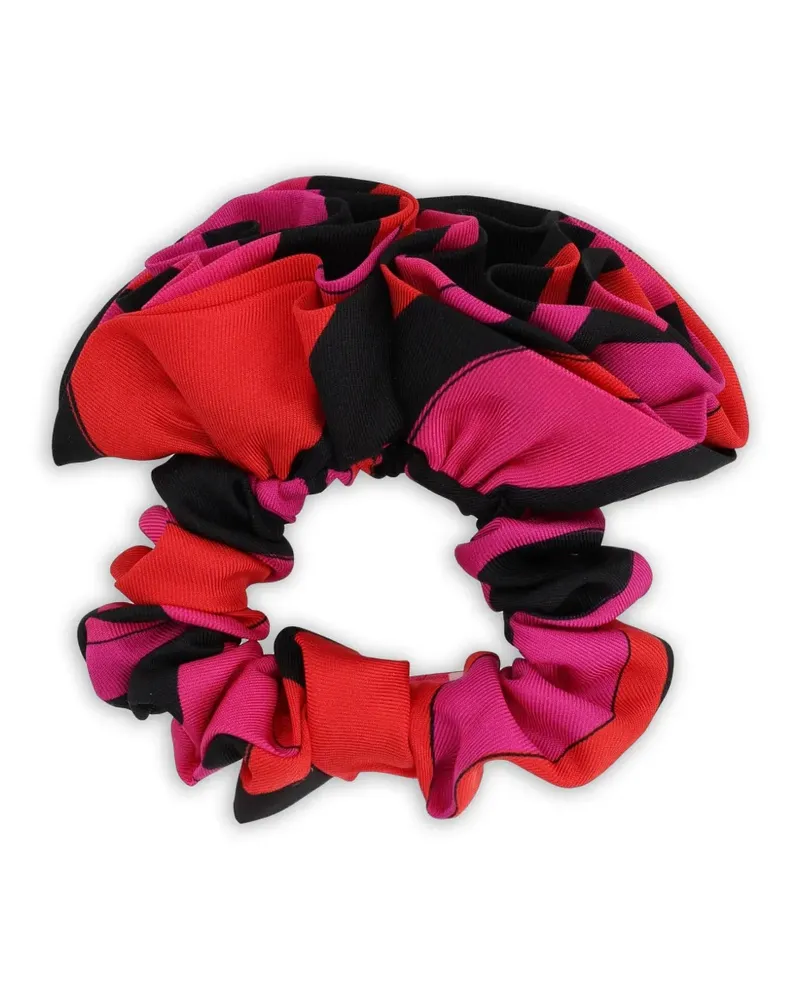 Emilio Pucci floral-appliqué scrunchie - Rosa Rosa