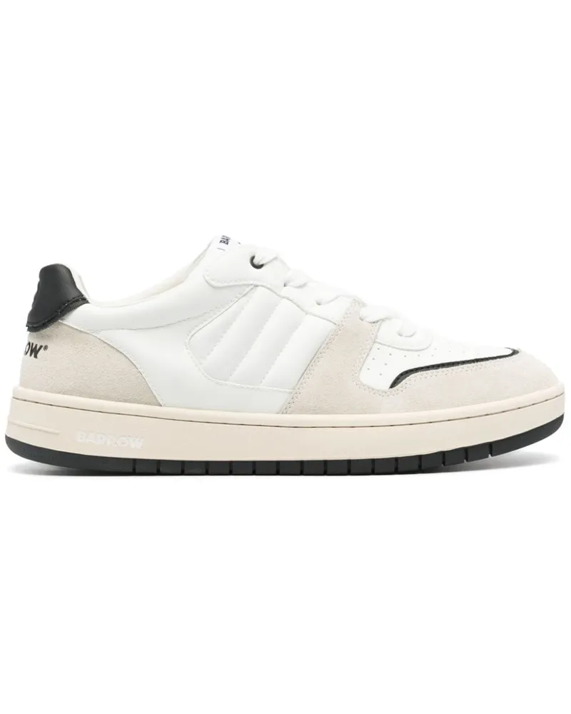 BARROW Sneakers mit Kontrasteinsätzen - Weiß Weiß