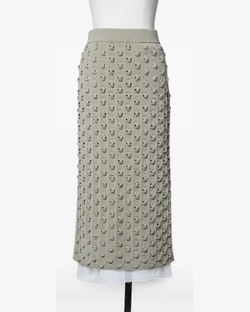 Muller of Yoshiokubo sheer layered skirt - Grün Grün