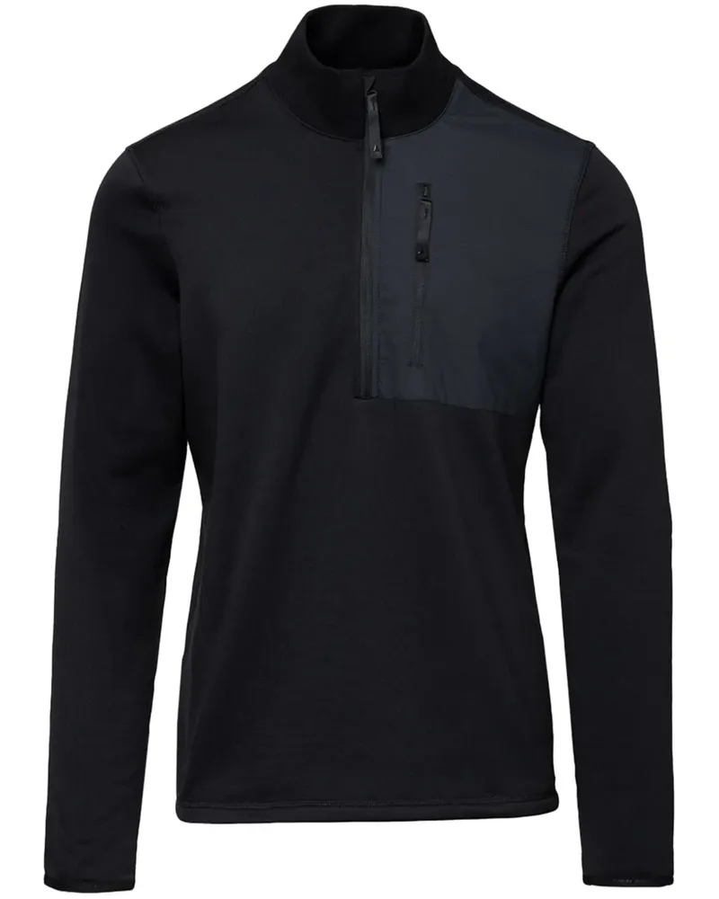Aztech Mountain Leichte Sportjacke mit Reißverschluss - Schwarz Schwarz