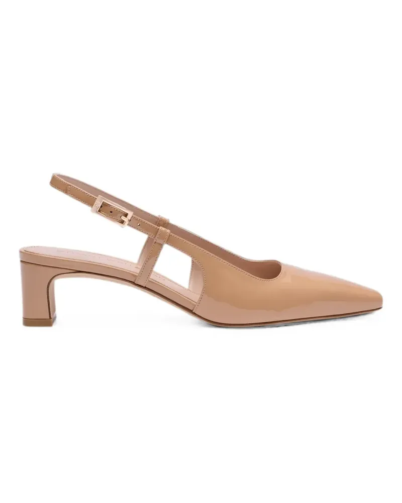Stuart Weitzman Babette Slingback-Pumps - Nude Nude