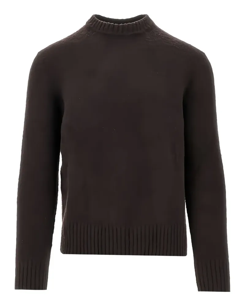 Piacenza Cashmere Pullover mit Stehkragen - Braun Braun