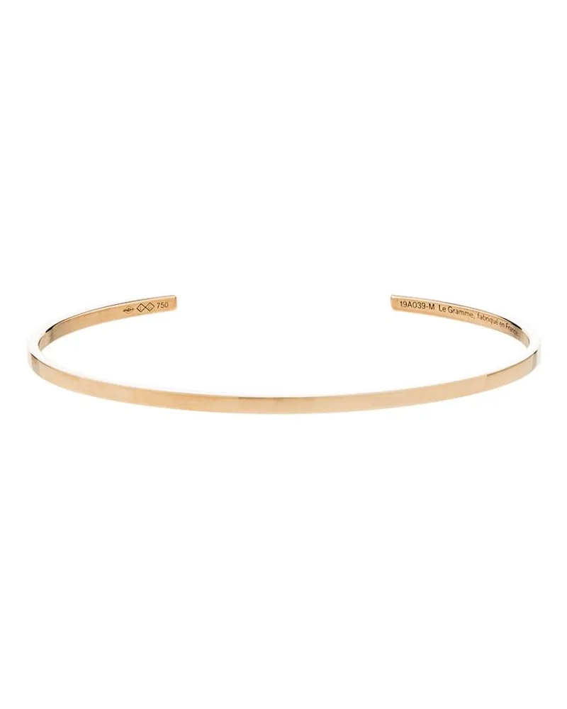 Le Gramme Schmaler Armreif - Gold Gold