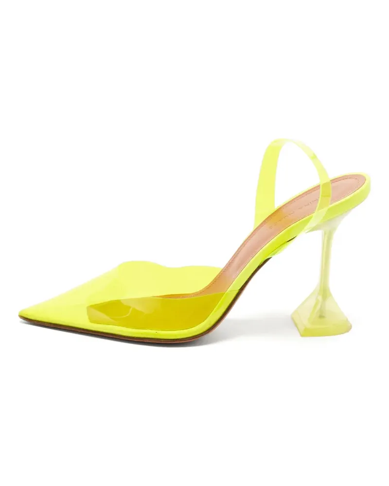 Amina Muaddi Holli Slingback-Pumps - Gelb Gelb