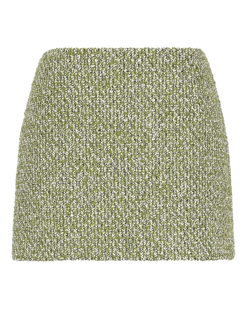 Gucci Minirock aus Bouclé - Grün Grün