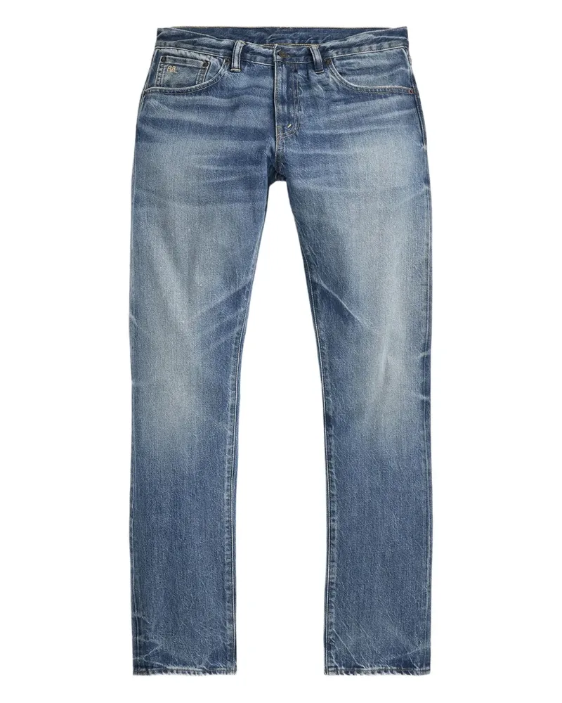 Ralph Lauren Ausgeblichene Straight-Leg-Jeans - Blau Blau