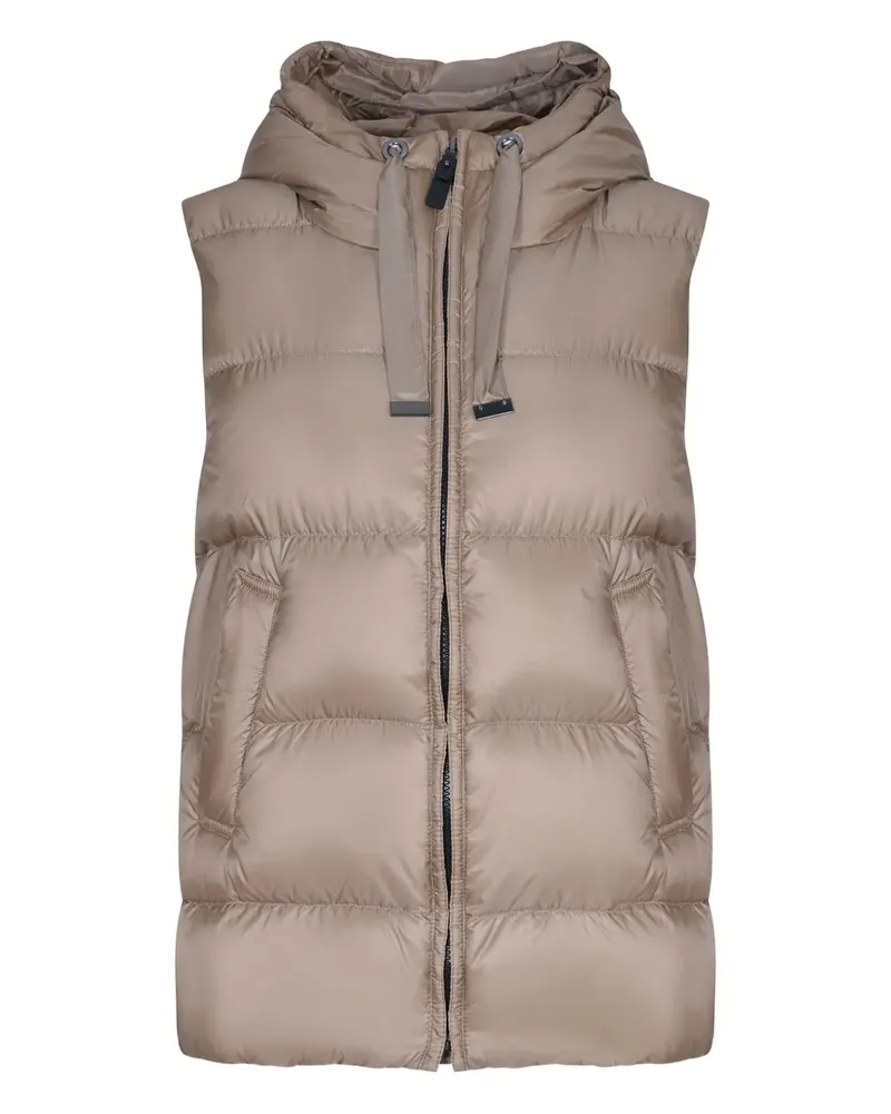 Max Mara hooded zip jacket - Nude Nude