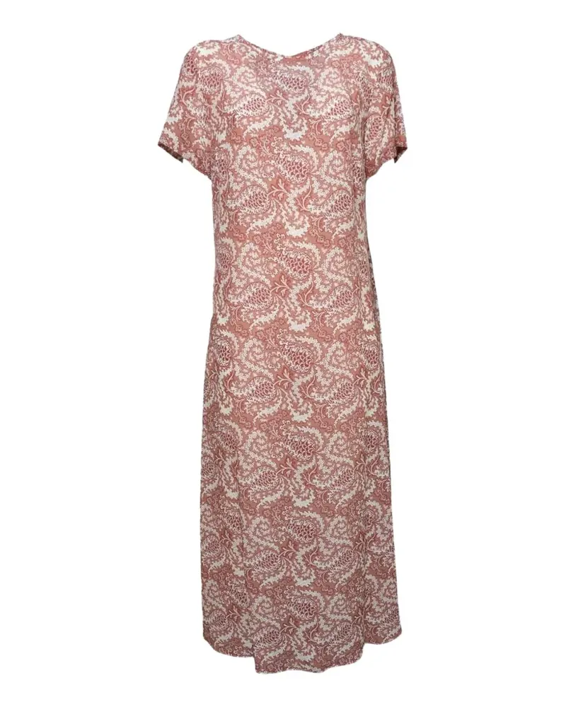 Max Mara paisley midi dress - Rot Rot