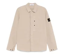 Hemd mit Kompass-Patch - Nude