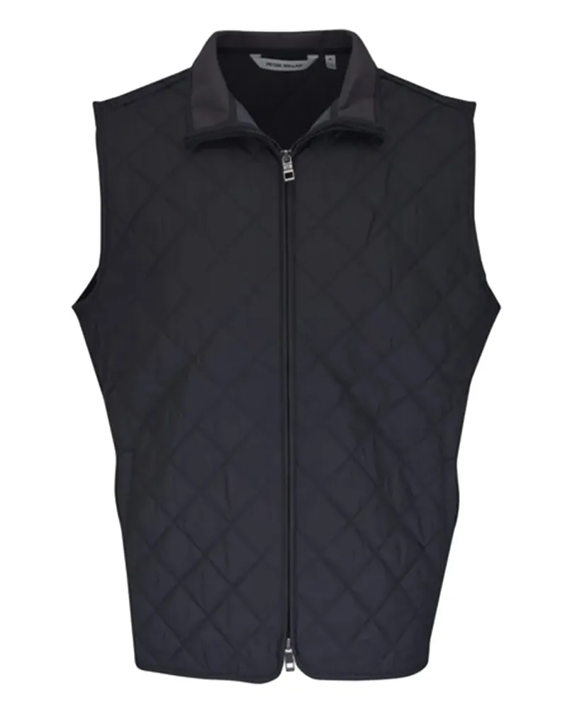 Peter Millar quilted zip-up gilet - Schwarz Schwarz