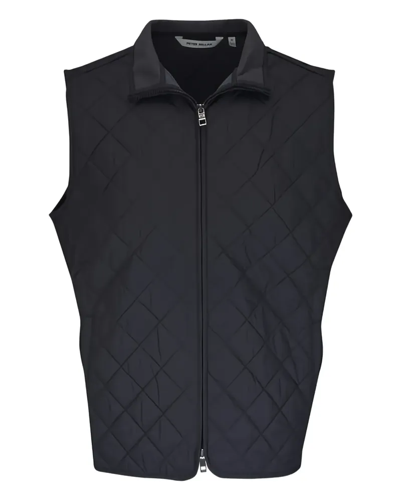 Peter Millar quilted zip-up gilet - Schwarz Schwarz