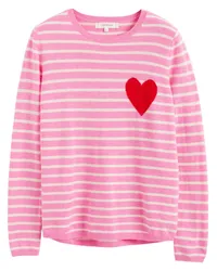 Chinti & Parker Breton Heart Pullover Rosa