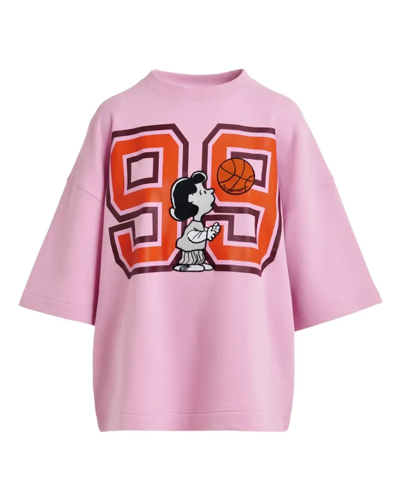 Essentiel Peanuts™ Lucy graphic-print sweatshirt - Rosa Rosa