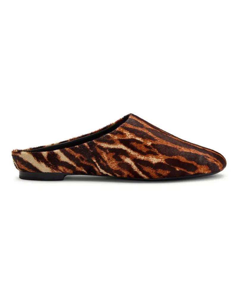 Simon Miller Riad Mules mit Leopardenprint - Braun Braun