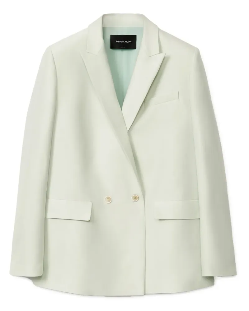 Fabiana Filippi Doppelreihiger Blazer - Grün Grün