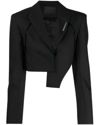 Heliot Emil Blazer mit steigendem Revers Schwarz