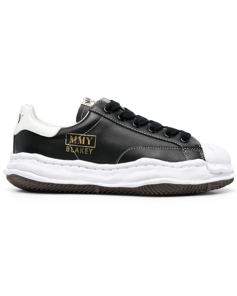 MIHARAYASUHIRO Blakey Sneakers mit Logo-Patch - Schwarz Schwarz