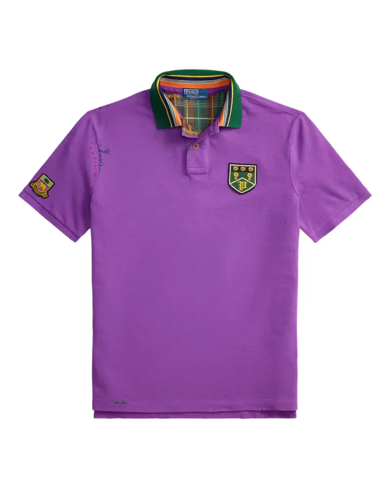 Ralph Lauren Poloshirt mit Applikation - Violett Violett