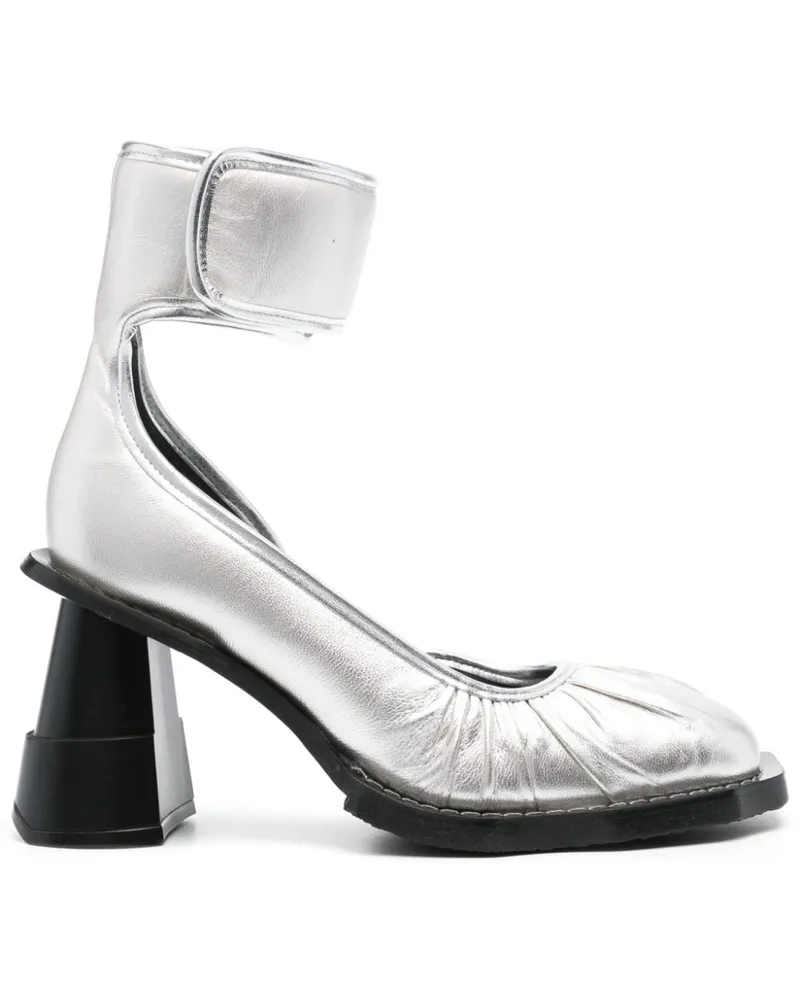 Henrik Vibskov Rocky Driver Heel Pumps 95mm - Silber Silber