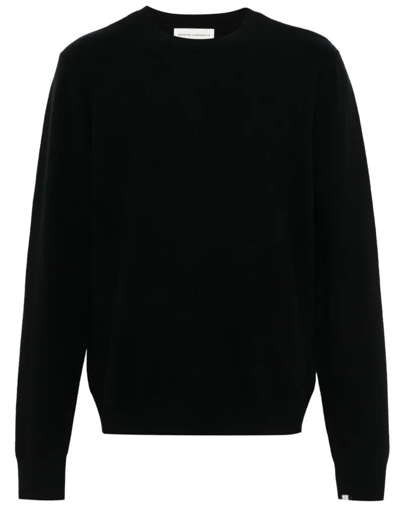extreme cashmere N°358 Mister Pullover - Schwarz Schwarz
