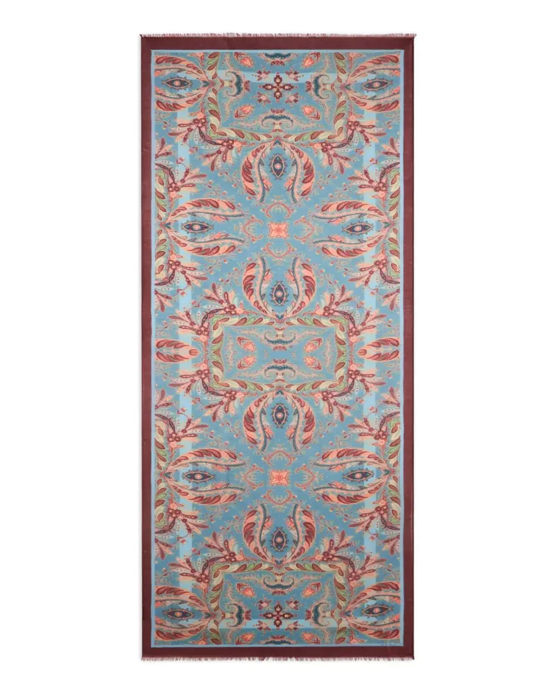 Etro Schal mit Paisleymuster - Rot Rot