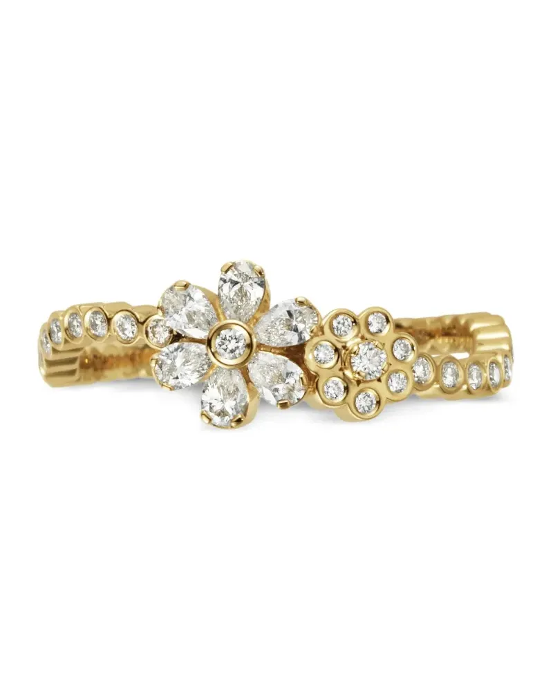 Sophie Bille Brahe 18kt Fleur Gelbgoldring mit Diamant Gold