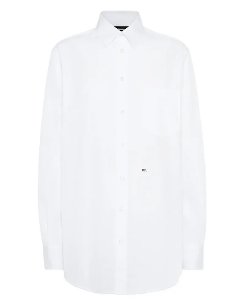 Dsquared2 Langärmeliges Hemd - Weiß Weiß