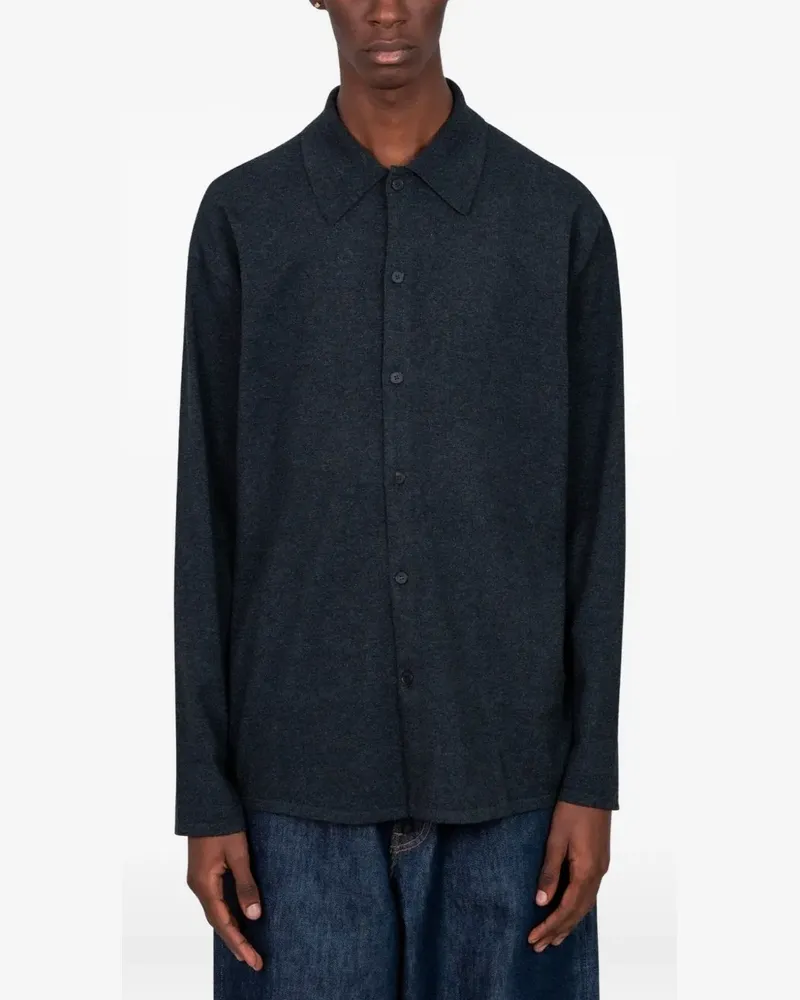 AURALEE button fastening cardigan - Grau Grau