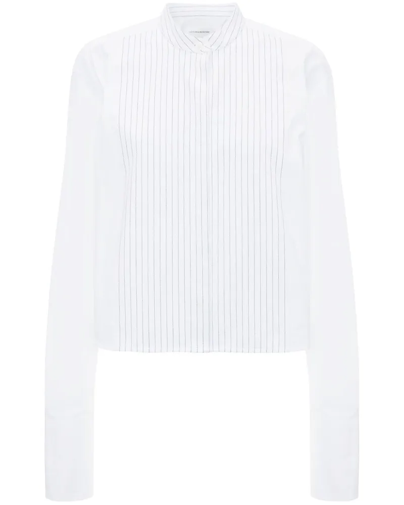 Victoria Beckham Cropped-Blazer - Weiß Weiß