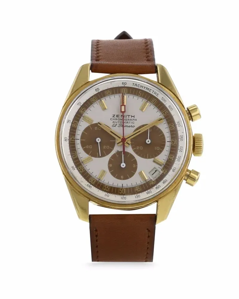 Zenith 1970 pre-owned El Primero 38mm - Weiß Weiß