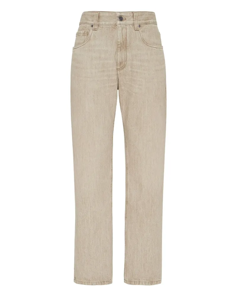 Brunello Cucinelli Jeans aus Baumwolle - Nude Nude