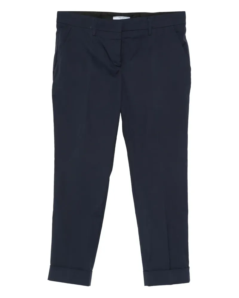 Prada Hose mit Umschlag - Blau Blau