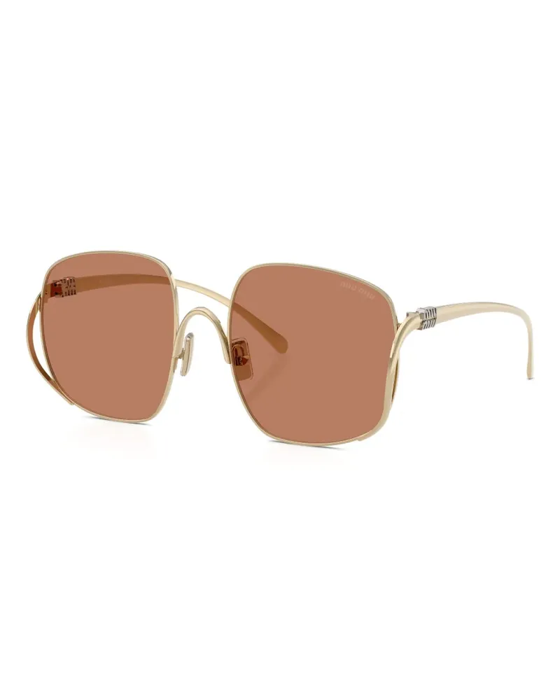 Miu Miu square-frame sunglasses - Gold Gold
