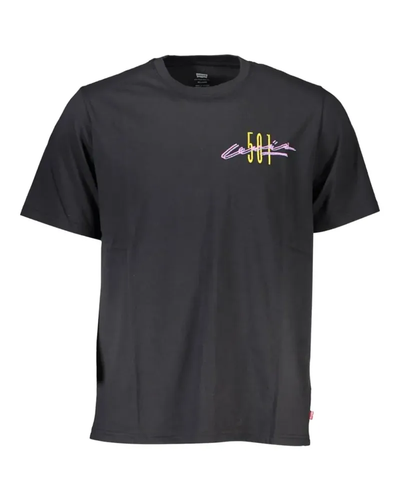 Levi's 501 logo-print T-shirt - Schwarz Schwarz