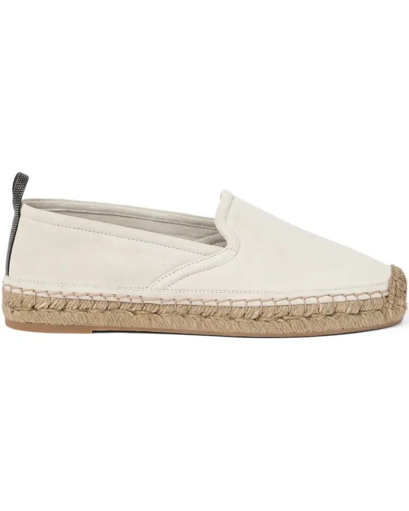 Brunello Cucinelli Monili Espadrilles mit Kettendetail - Grau Grau