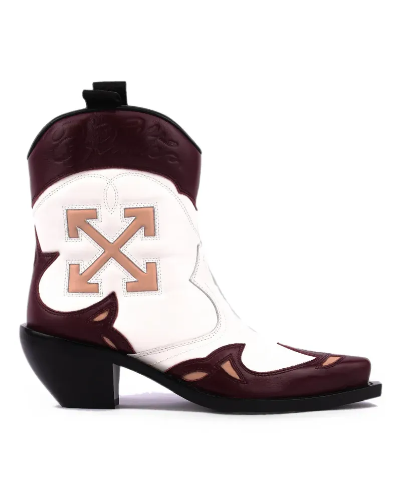 OFF-WHITE Santiago Stiefel - Weiß Weiß