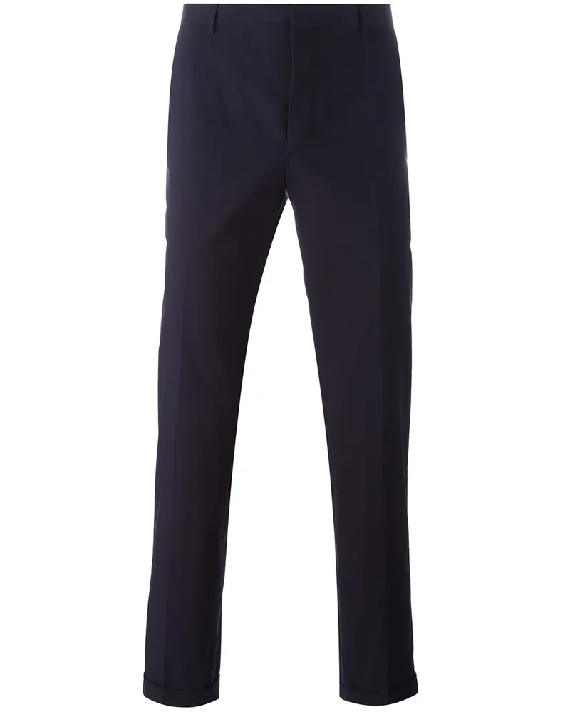 Prada Schmale Hose - Blau Blau