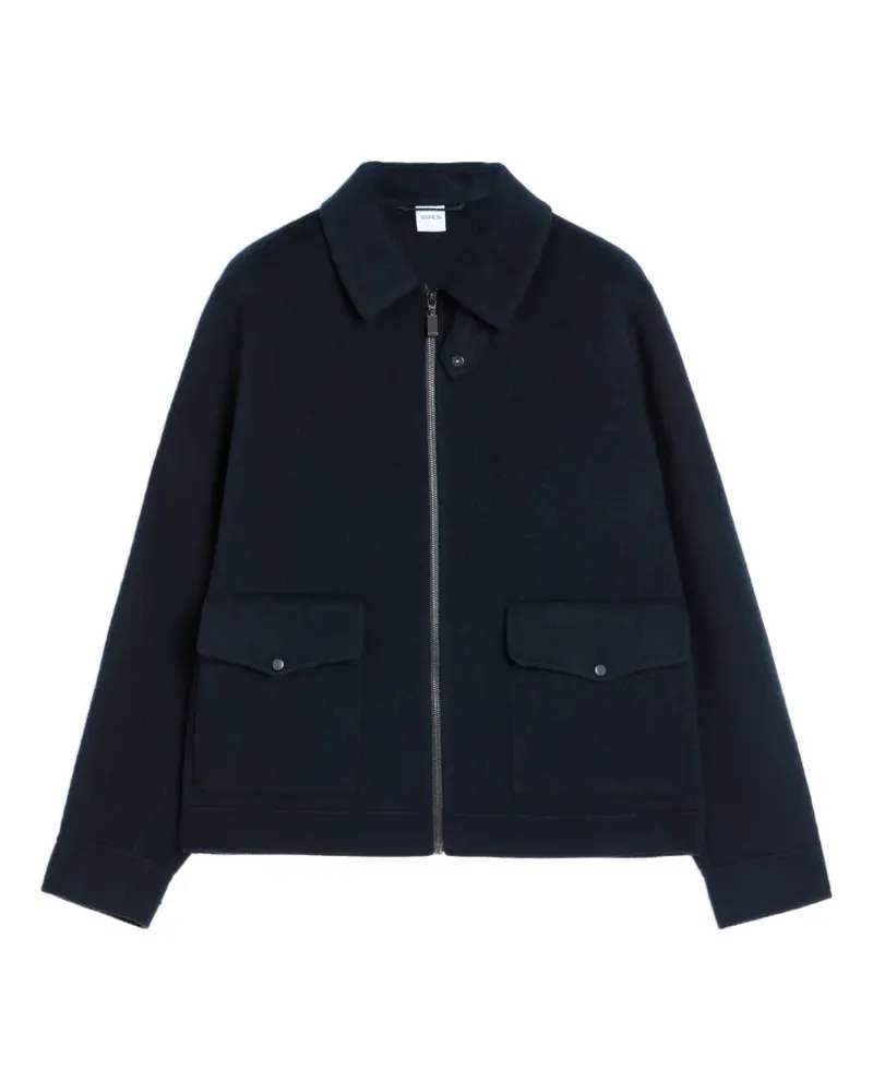 ASPESI Jacke mit Reißverschluss - Blau Blau