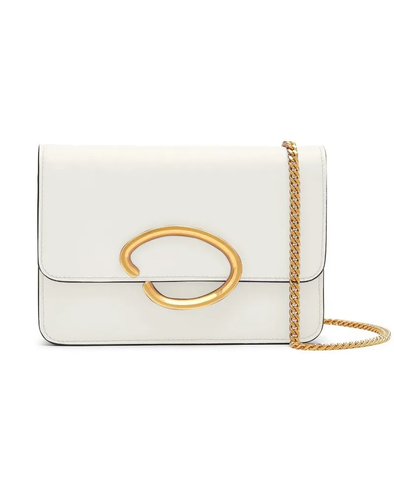 Oscar de la Renta O Pochette Umhängetasche - Weiß Weiß