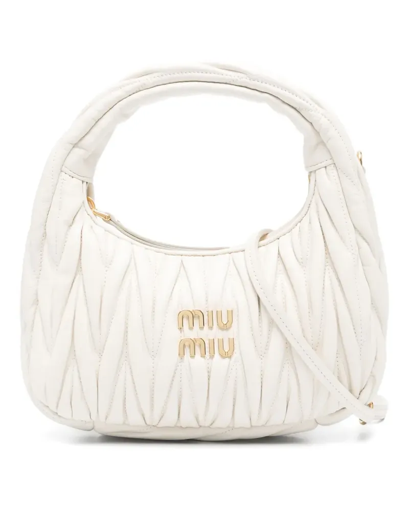 Miu Miu Wander Handtasche - Weiß Weiß