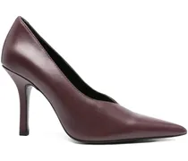 Spitze Stiletto-Pumps 100mm - Violett