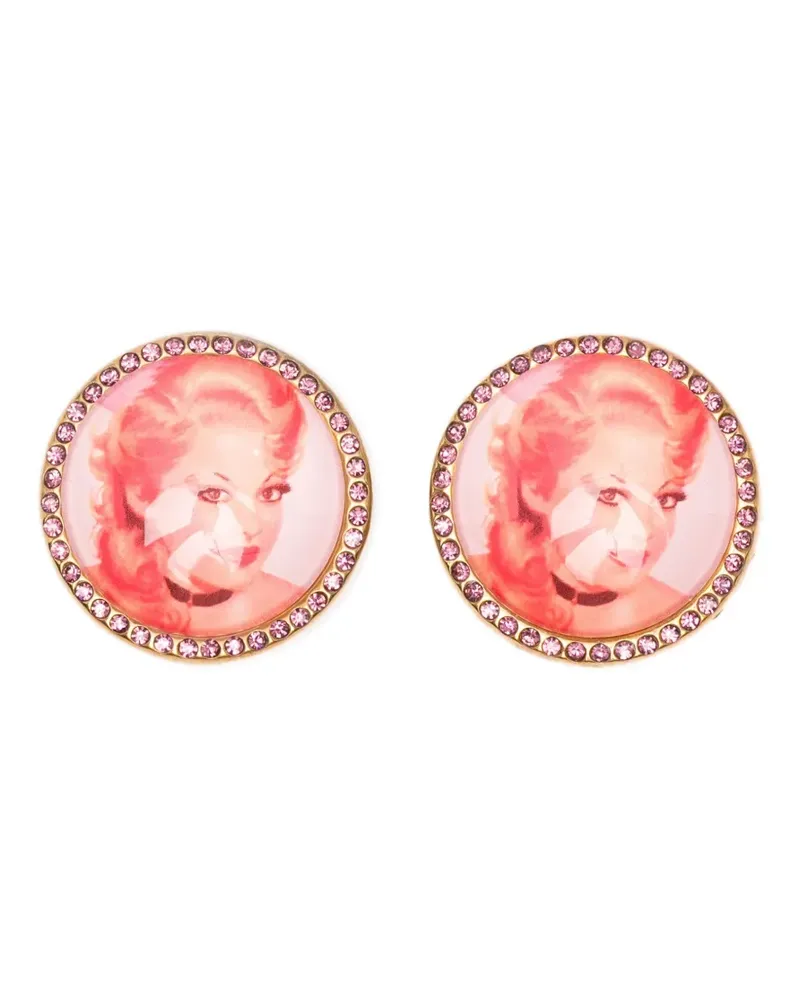 CHOPOVA LOWENA Haarklammern mit Strass (2er-Set) - Gold Gold