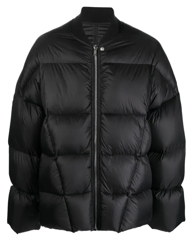 Rick Owens Gefütterte Jacke mit Stehkragen - Schwarz Schwarz