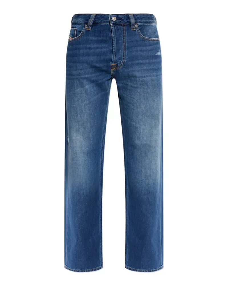 Diesel 1980 D-Eeper Jeans im Distressed-Look - Blau Blau