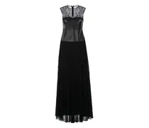 lace corset gown - Schwarz