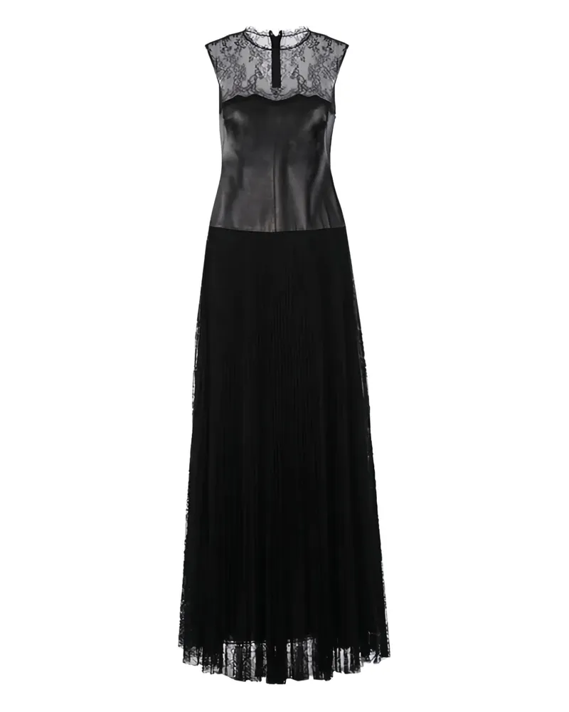 Valentino Garavani lace corset gown - Schwarz Schwarz