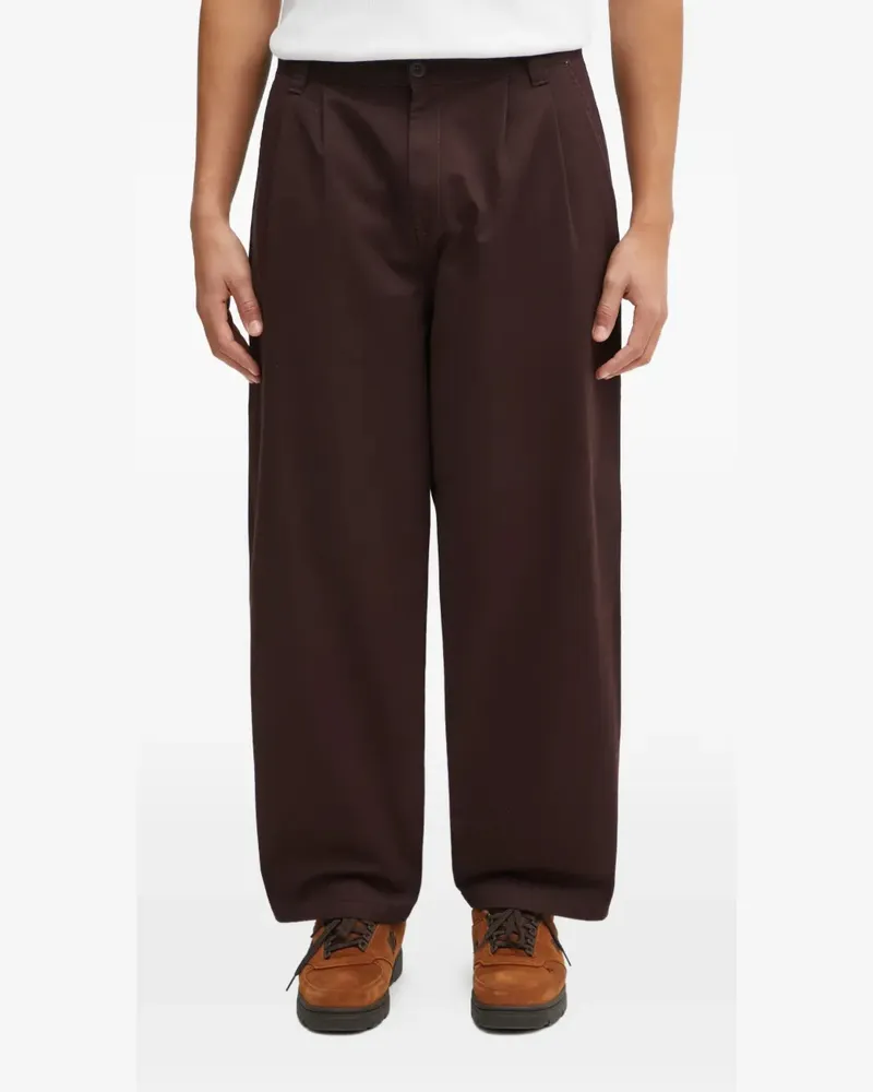 Carhartt WIP Plissierte Hose - Braun Braun