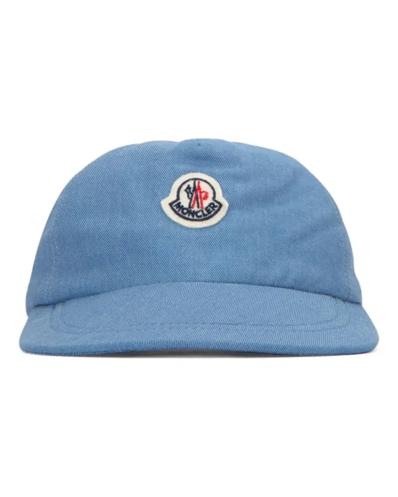 Moncler patch beanie - Blau Blau